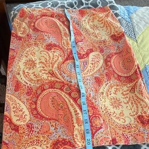Paisley print skirt
